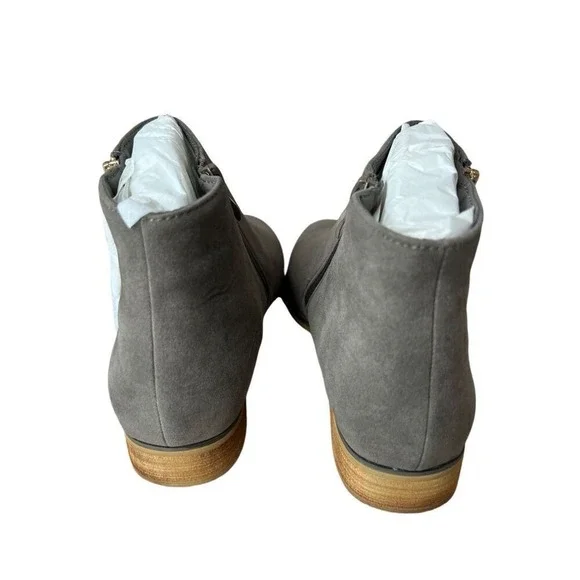 Journee Collection Trista Grey Tassel Zip-Up Faux Suede Boots 10‎ Bootie NWT - Picture 8 of 10